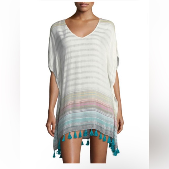 PilyQ COPPER ADRIANA TASSEL TUNIC Size M/L - Picture 5 of 8